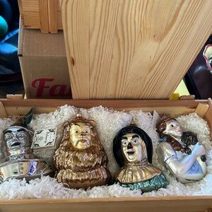Wizard of Oz Character Ornaments Set